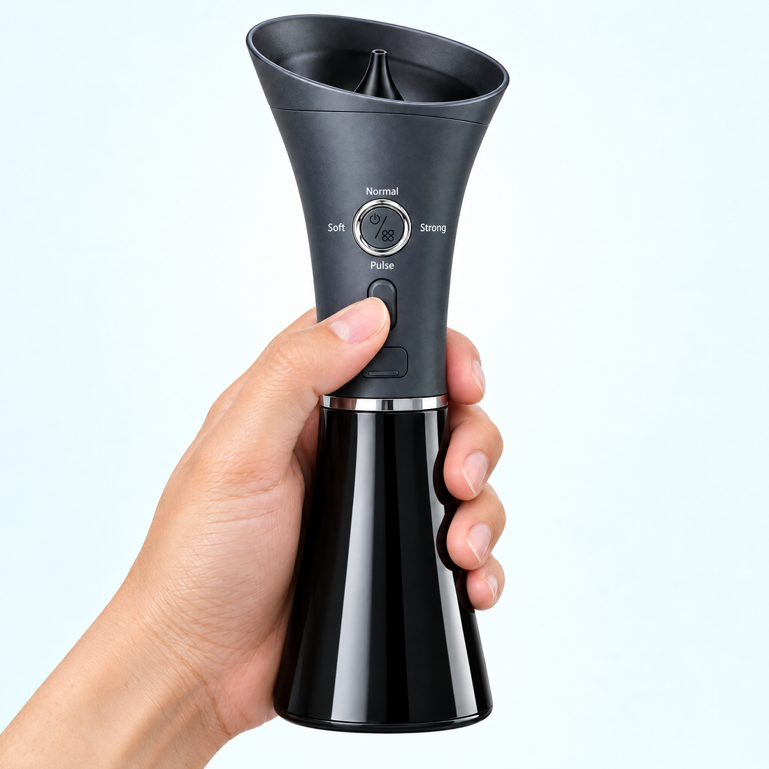 CLARITO Ear Washer held in one hand
