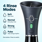 Four rinse modes: Soft, Normal, Strong and Pulse