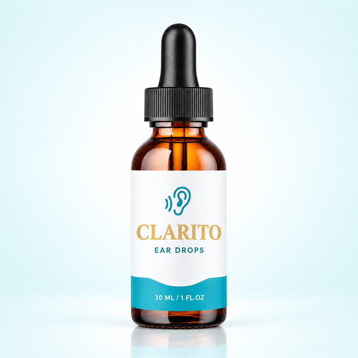 CLARITO Ear Drops 30 ml amber dropper bottle